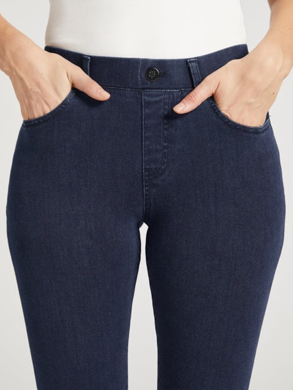 BetaBrand Denim Pants Blue size Medium Petite